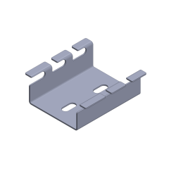 TOUGHMesh, Adapter Accessory, Box Connector, Steel, ElectroGalvanized TMA-BXCN-EG